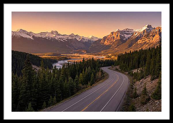 Talimena Scenic Drive At Dusk