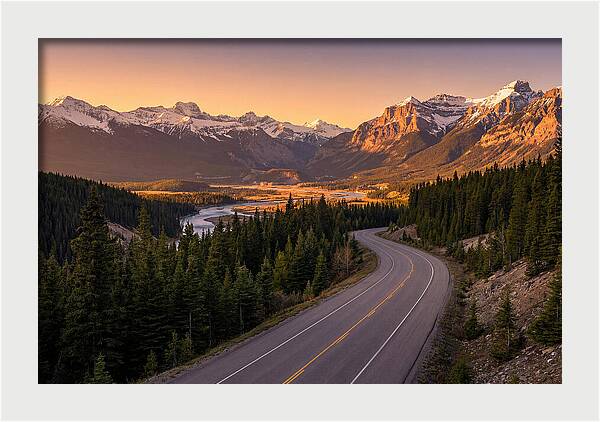 Talimena Scenic Drive At Dusk