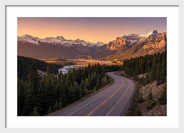 Talimena Scenic Drive At Dusk