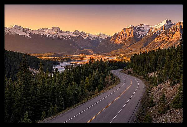Talimena Scenic Drive At Dusk