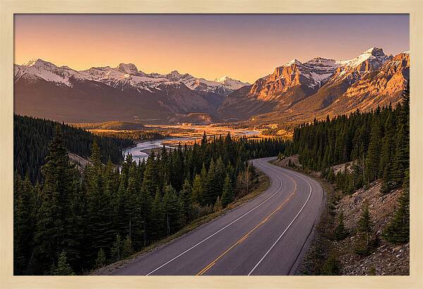 Talimena Scenic Drive At Dusk