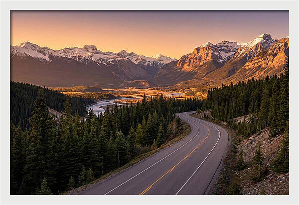 Talimena Scenic Drive At Dusk