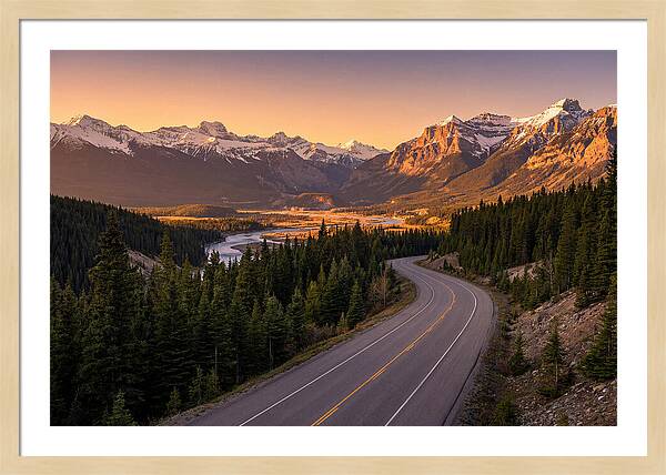 Talimena Scenic Drive At Dusk