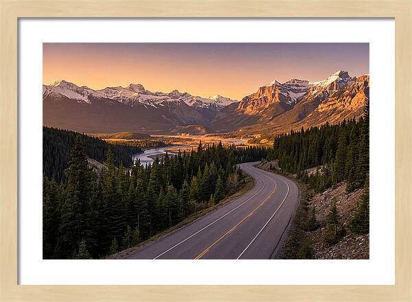 Talimena Scenic Drive At Dusk