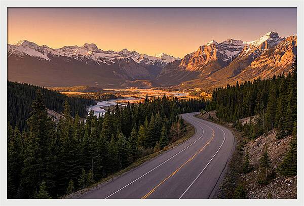 Talimena Scenic Drive At Dusk