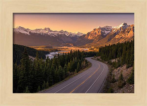 Talimena Scenic Drive At Dusk