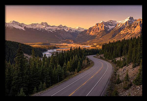 Talimena Scenic Drive At Dusk
