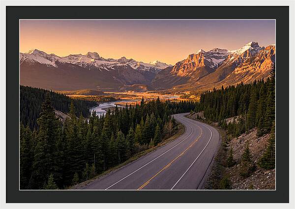 Talimena Scenic Drive At Dusk