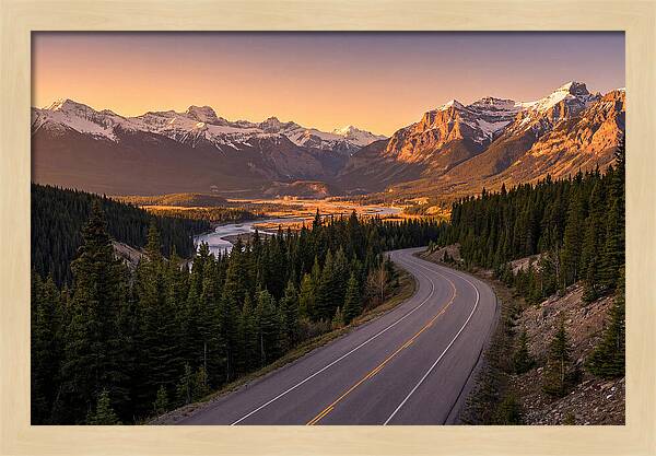 Talimena Scenic Drive At Dusk