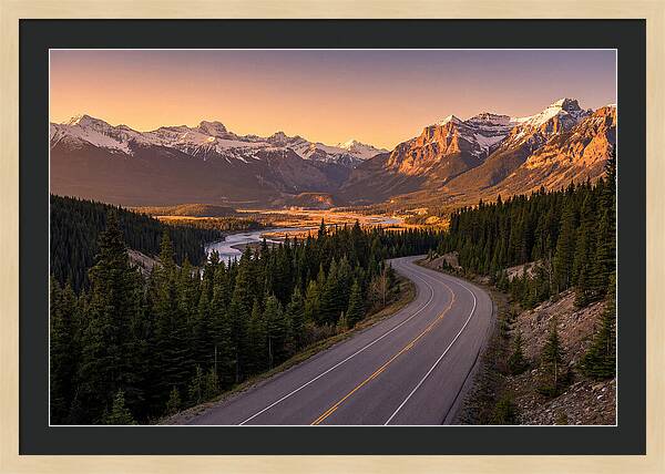 Talimena Scenic Drive At Dusk