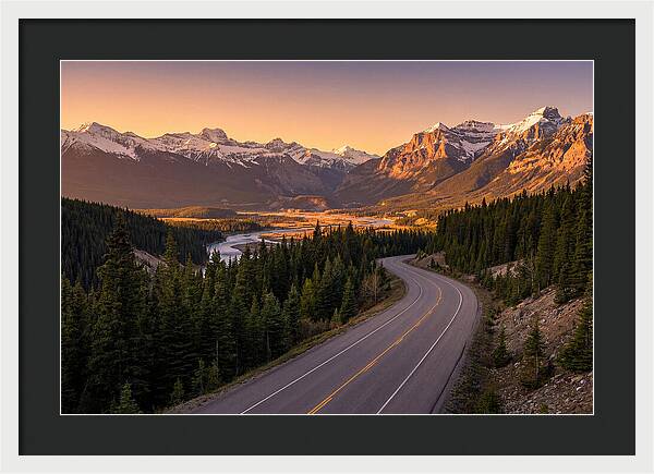 Talimena Scenic Drive At Dusk