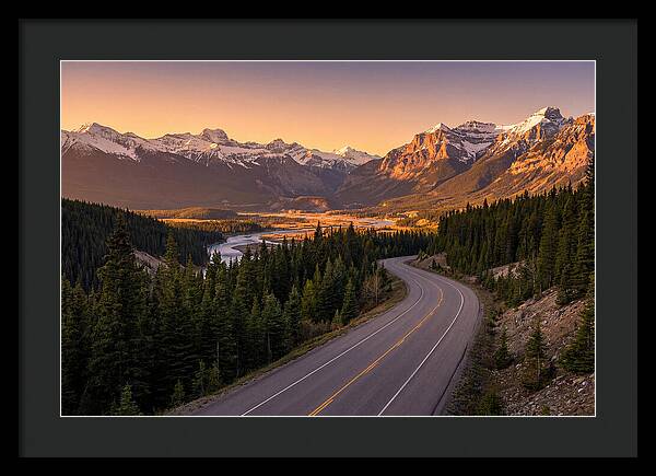 Talimena Scenic Drive At Dusk