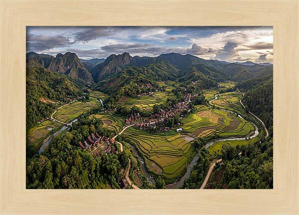 Tana Toraja Highlands Aerial View