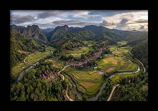 Tana Toraja Highlands Aerial View