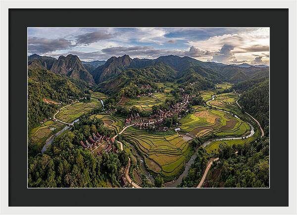 Tana Toraja Highlands Aerial View