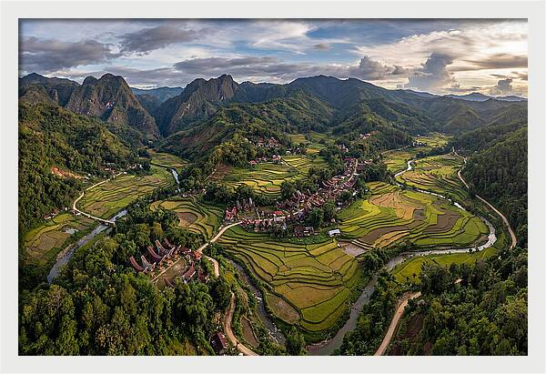 Tana Toraja Highlands Aerial View