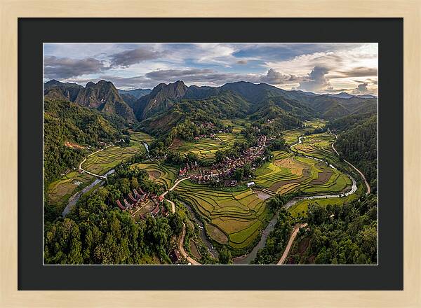 Tana Toraja Highlands Aerial View