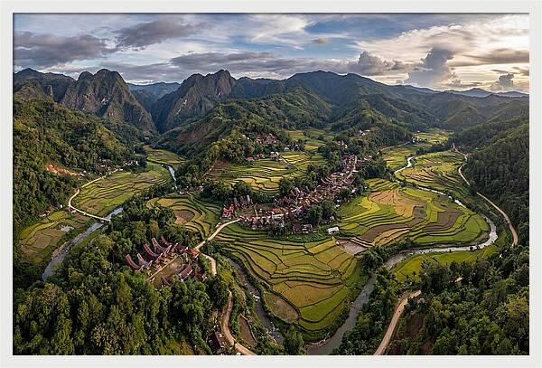 Tana Toraja Highlands Aerial View