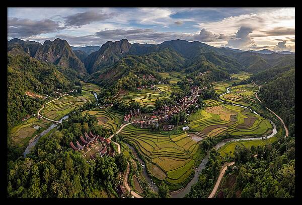 Tana Toraja Highlands Aerial View
