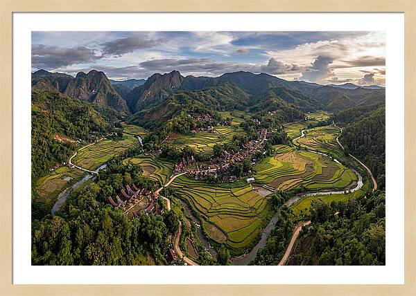 Tana Toraja Highlands Aerial View