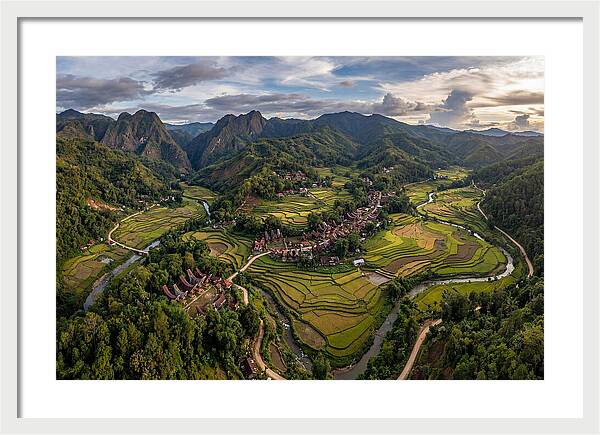 Tana Toraja Highlands Aerial View