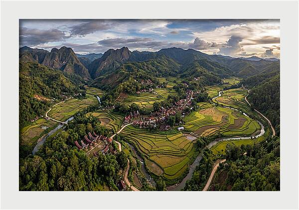 Tana Toraja Highlands Aerial View