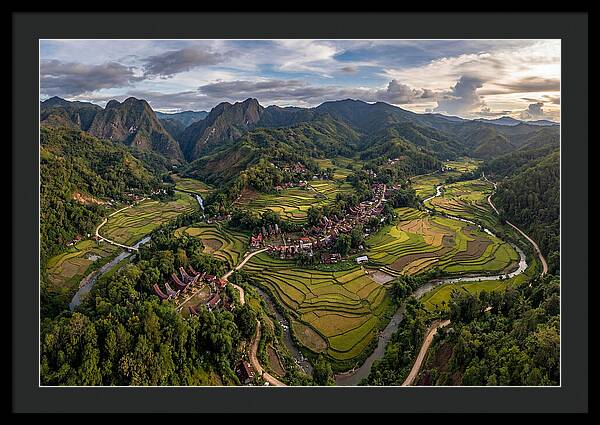 Tana Toraja Highlands Aerial View
