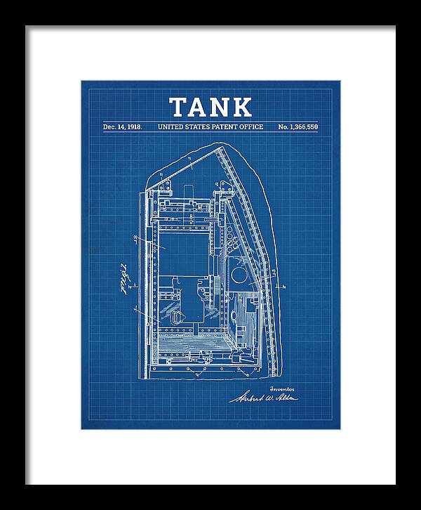 Tank Blueprint Patent Us1366550