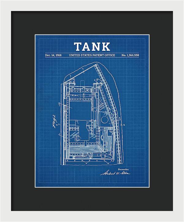 Tank Blueprint Patent Us1366550