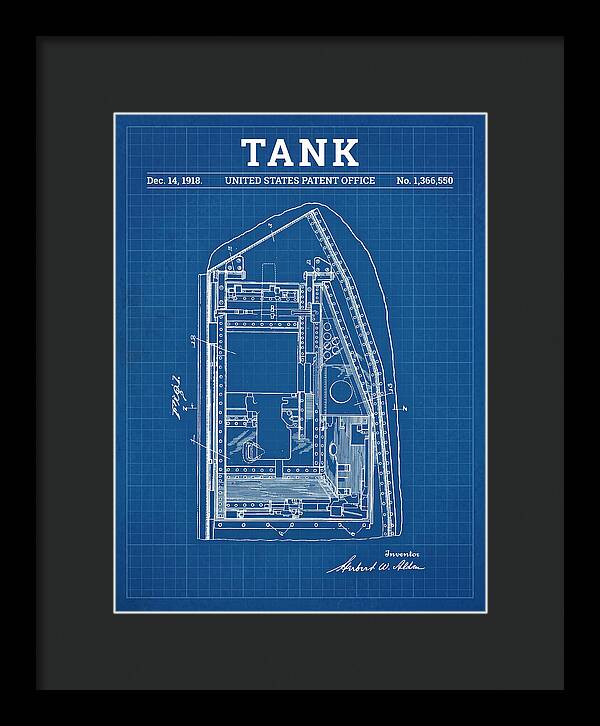 Tank Blueprint Patent Us1366550