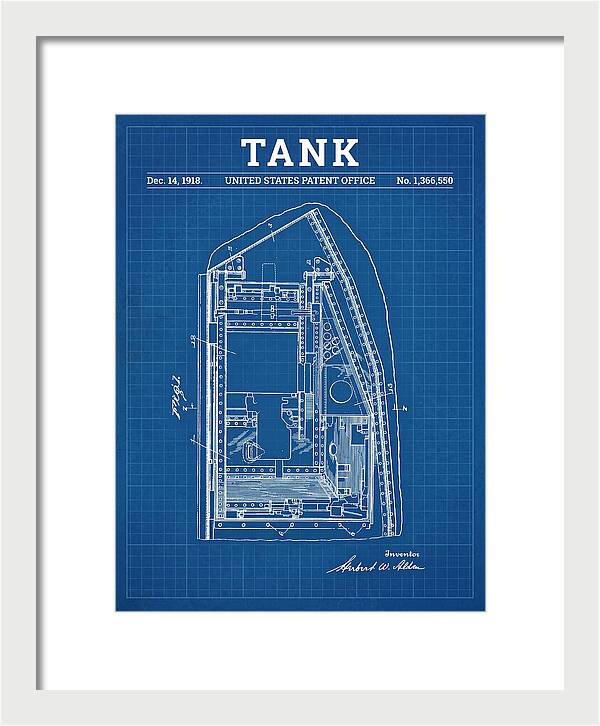 Tank Blueprint Patent Us1366550