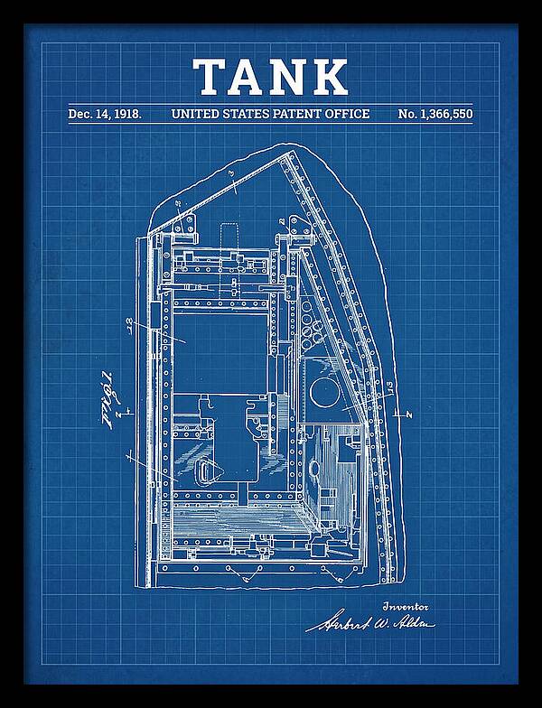 Tank Blueprint Patent Us1366550