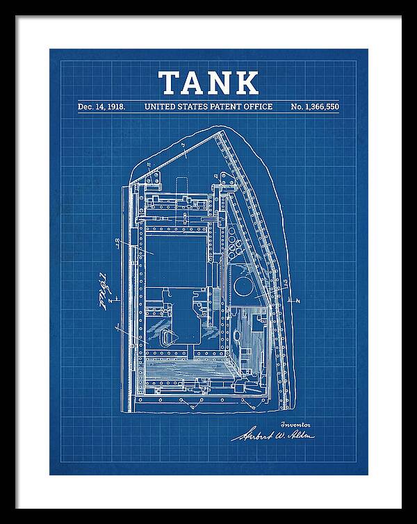 Tank Blueprint Patent Us1366550