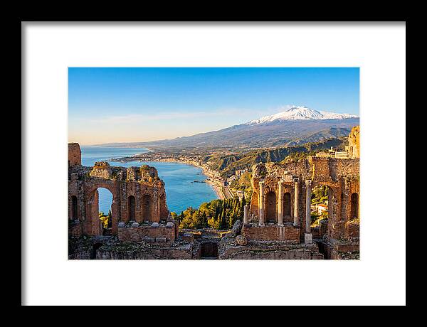 Taormina And Etna Viewpoint