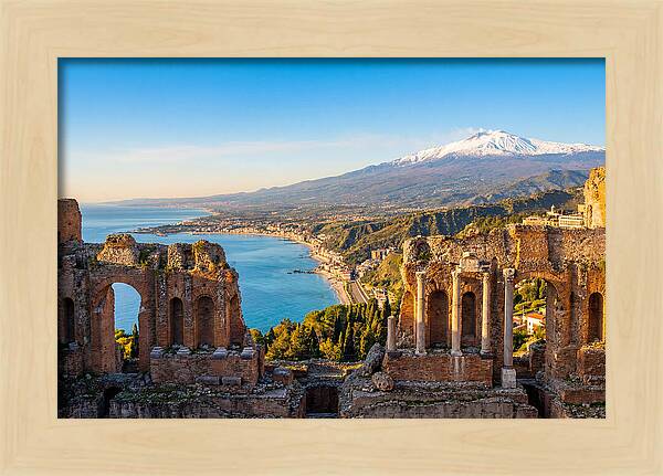 Taormina And Etna Viewpoint
