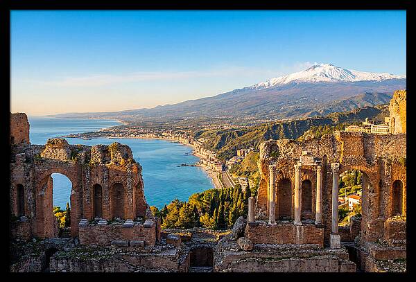 Taormina And Etna Viewpoint