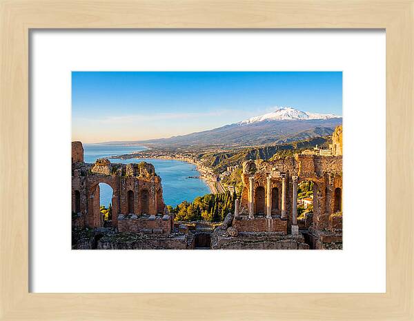 Taormina And Etna Viewpoint