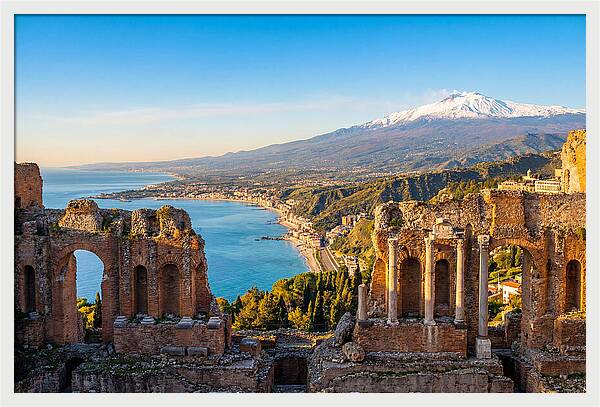Taormina And Etna Viewpoint