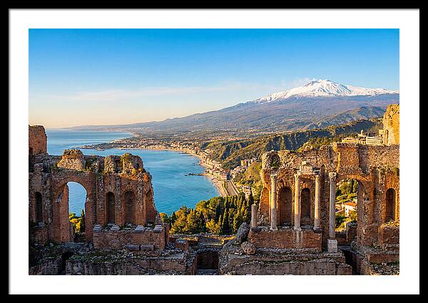 Taormina And Etna Viewpoint