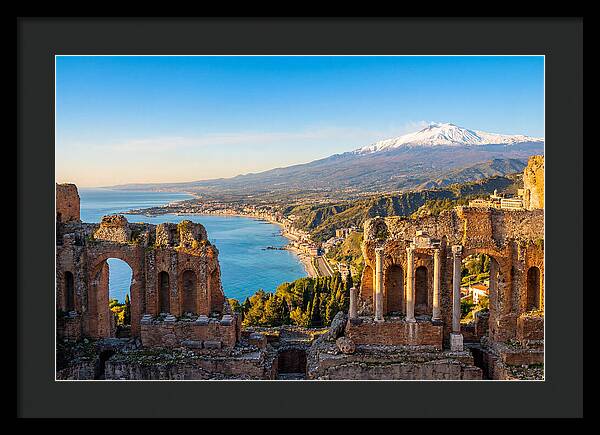 Taormina And Etna Viewpoint