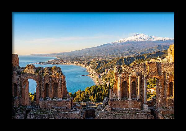 Taormina And Etna Viewpoint