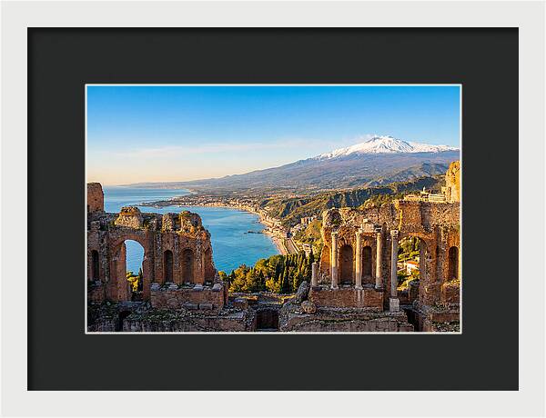 Taormina And Etna Viewpoint