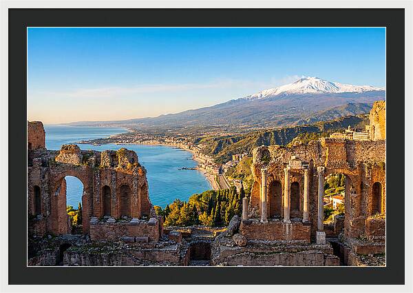 Taormina And Etna Viewpoint