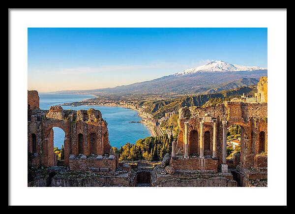 Taormina And Etna Viewpoint