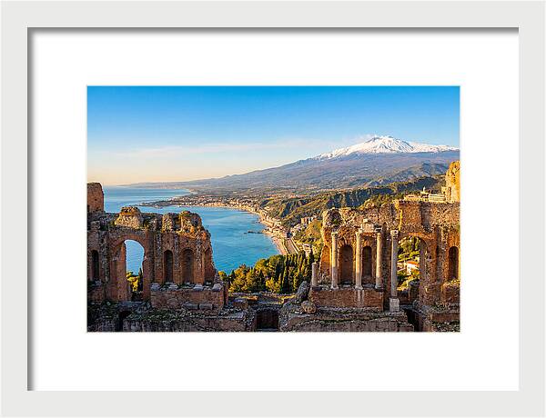 Taormina And Etna Viewpoint
