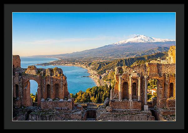 Taormina And Etna Viewpoint