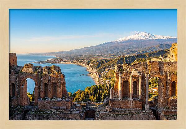 Taormina And Etna Viewpoint