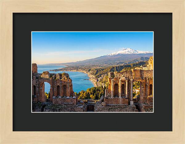 Taormina And Etna Viewpoint