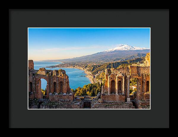 Taormina And Etna Viewpoint