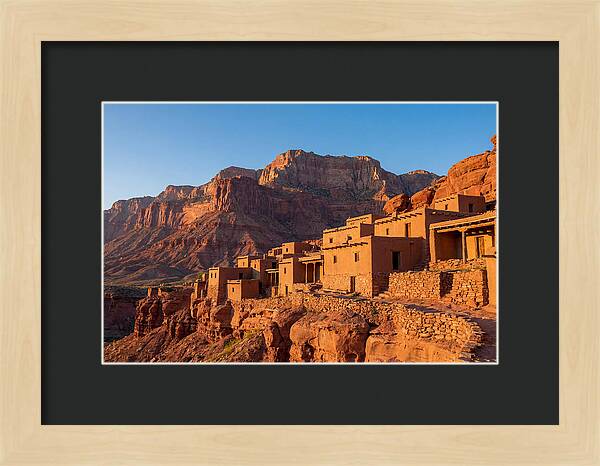 Taos Pueblo At Sunrise
